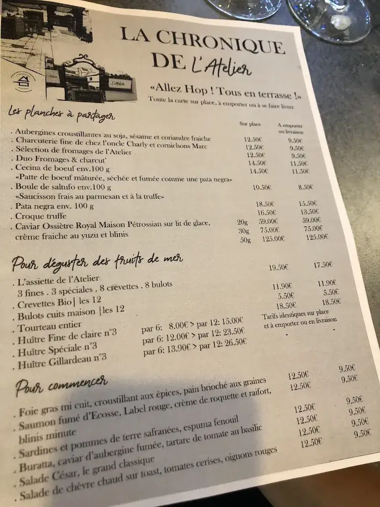 Menu_L'Atelier Restaurant_L'Isle-Adam_image_3
