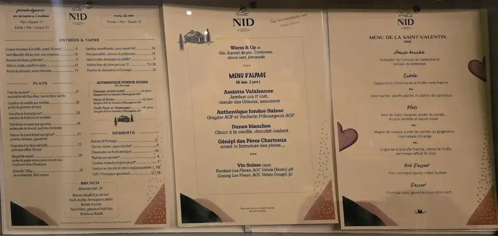 Menu_Le Nid Restaurant_L'Isle-Adam_image_4