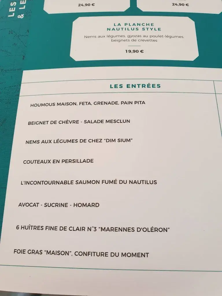 Menu_Le Nautilus L’Isle Adam_L'Isle-Adam_image_4