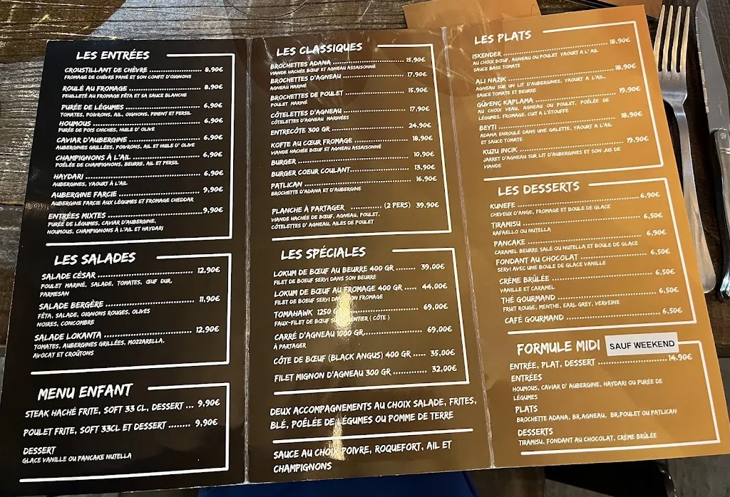 Menu_Lokanta SteakHouse_L'Isle-Adam_imagen_1