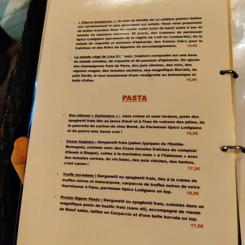 Menu_The Little Italy_Poissy_image_4