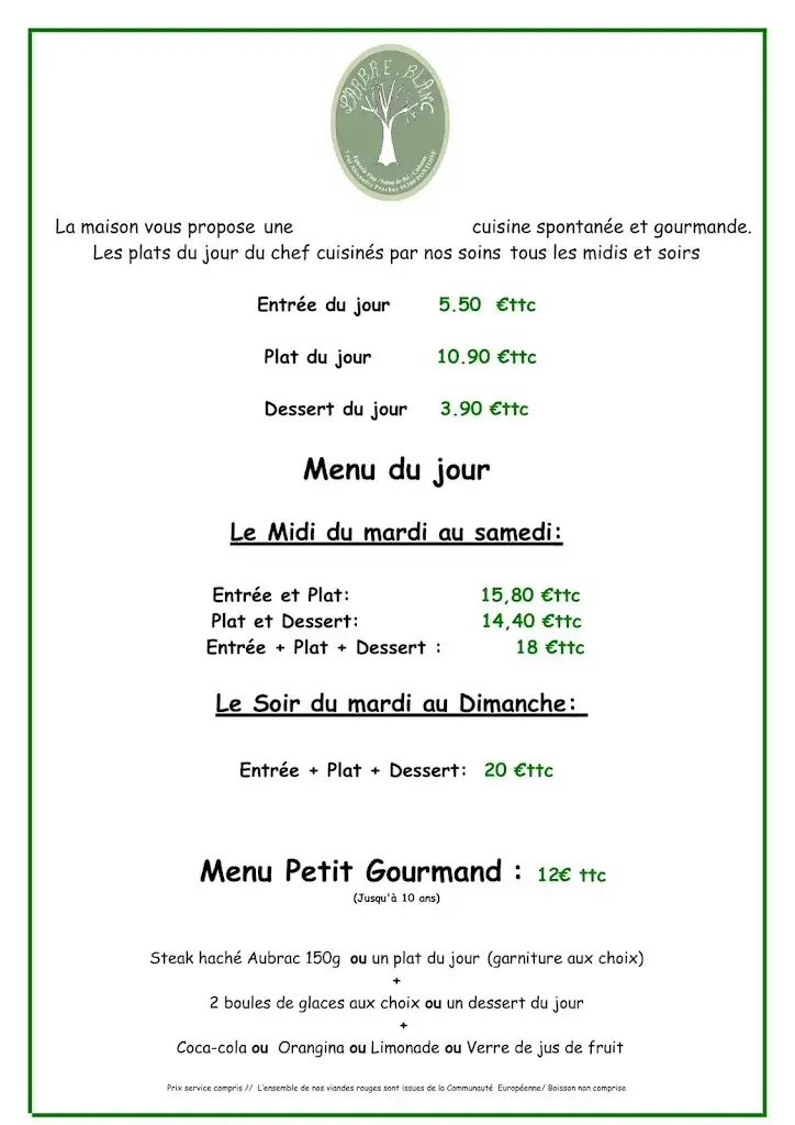 Menü_L'arbre Blanc_Pontoise_Bild_3