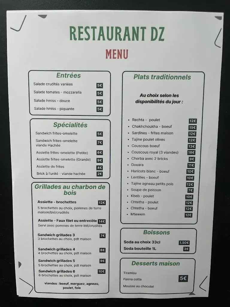 Menu_DZ Restaurant_Orly_image_1