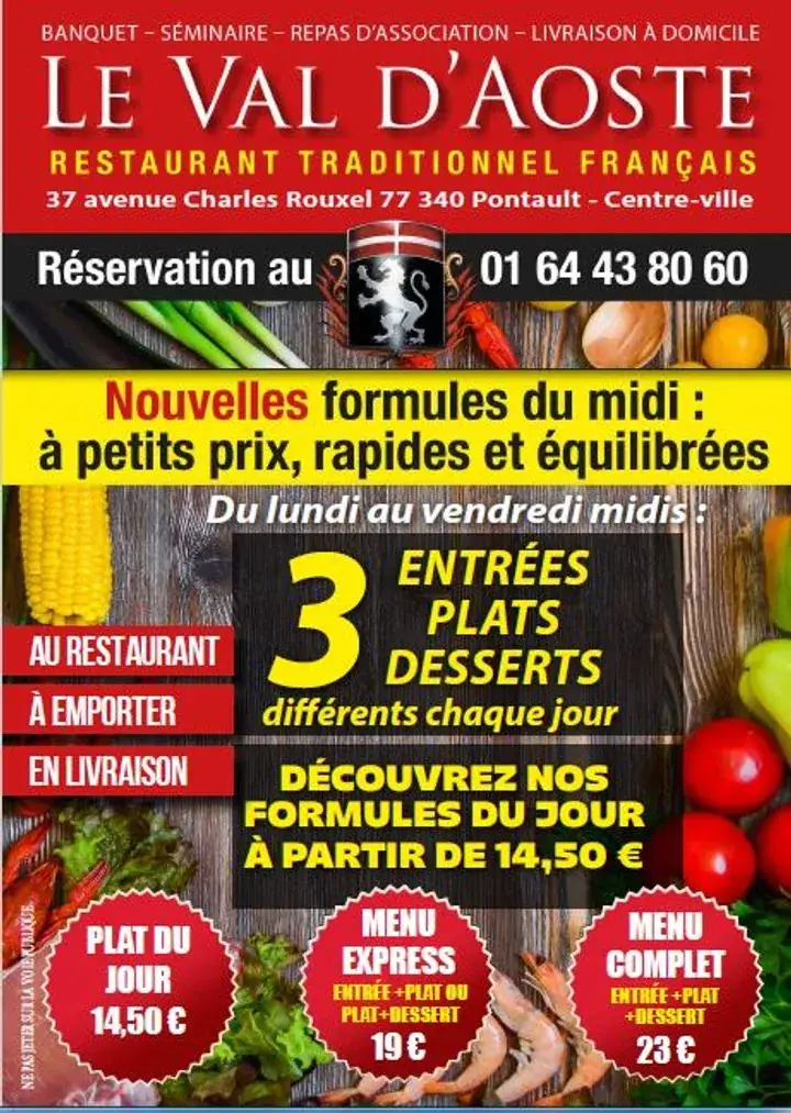 Menu_Le Val d'Aoste Pontault_Pontault-Combault_image_2