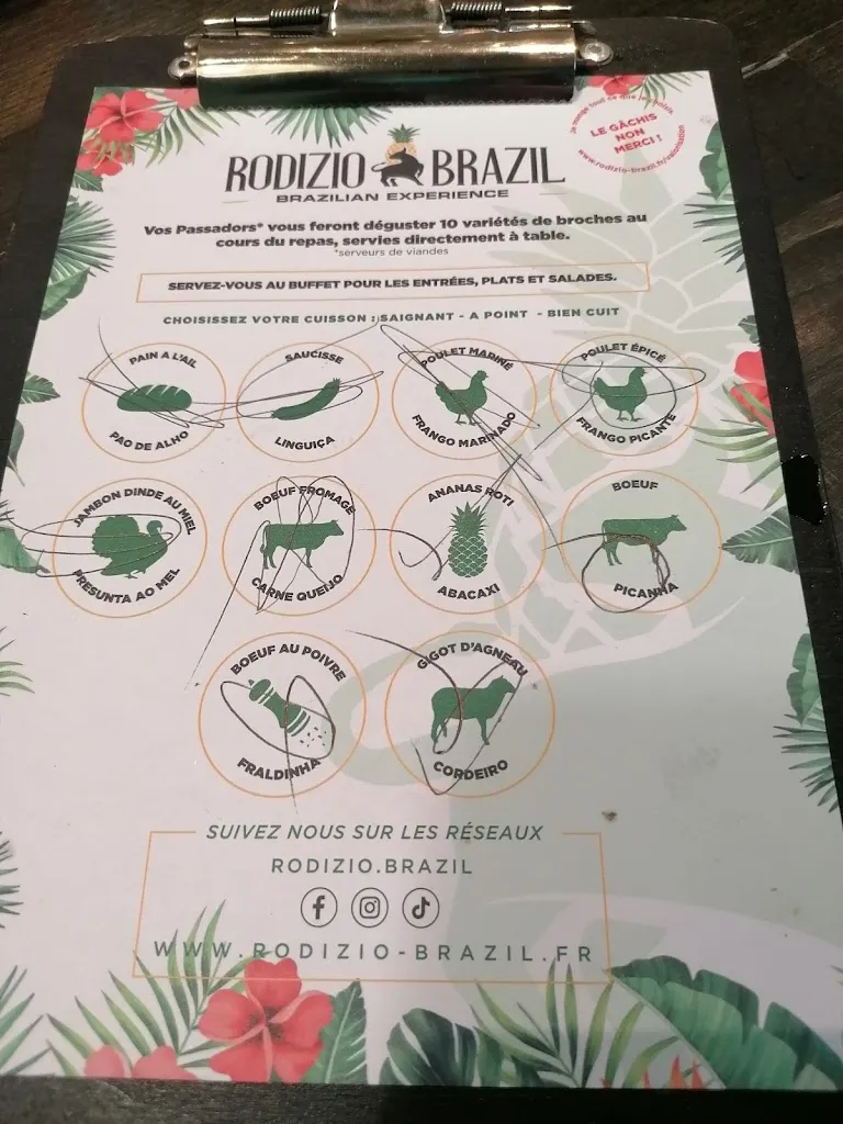 Menu_Rodizio Brazil - Noisy le sec_Noisy-le-Sec_image_4