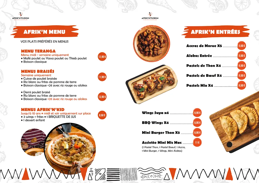 Menu_Afrik’n’Fusion Noisy-le-Sec_Noisy-le-Sec_image_2