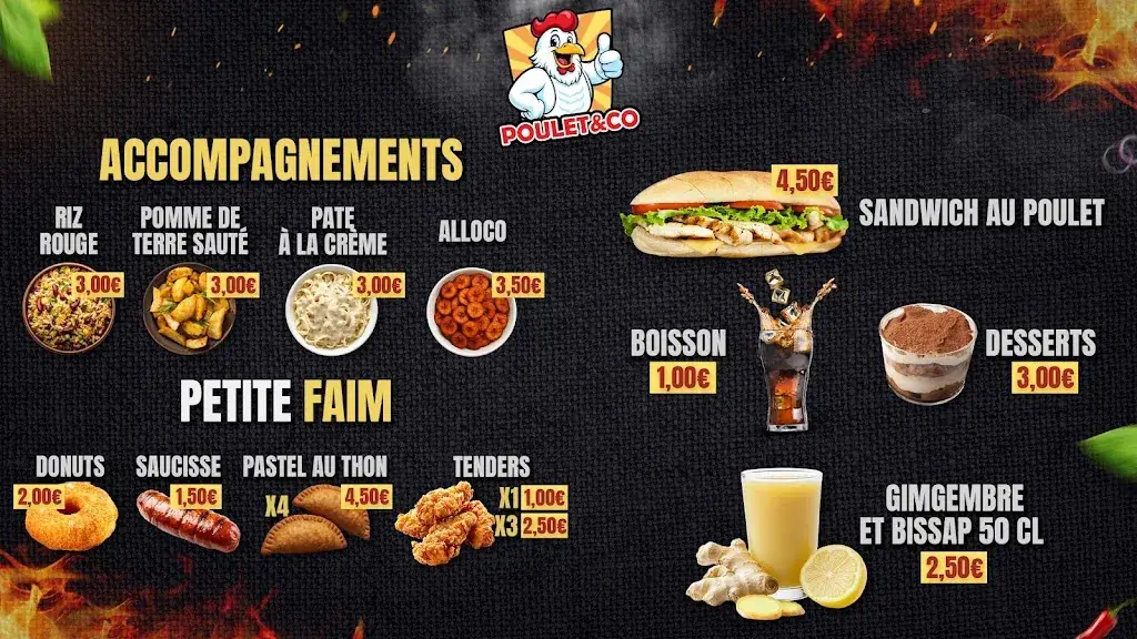 Menu_Poulet & co_Noisy-le-Sec_image_1