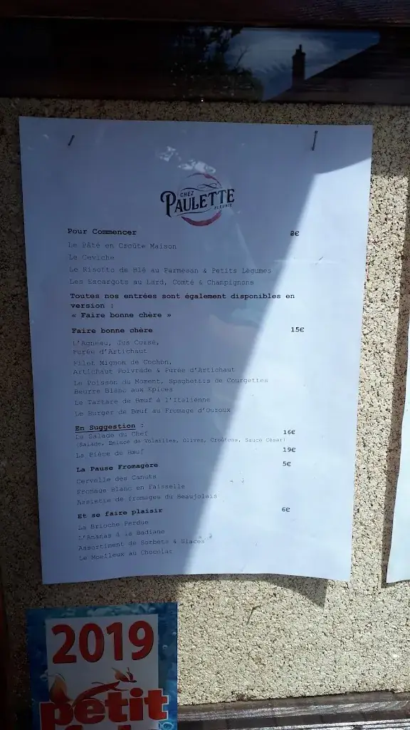 Menu_Chez Paulette_Fleurie_image_3