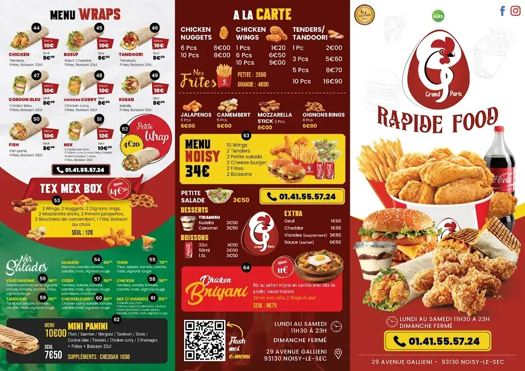 Menu_GRAND PARIS RAPIDE FOOD_Noisy-le-Sec_image_2