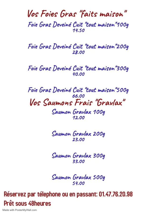 Menu_Brasserie le Flore -Restaurant -Puteaux_Puteaux_image_4