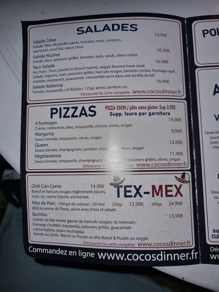 Menu_Coco's Dinner Fleurieu_Fleurieu-sur-Saône_image_3