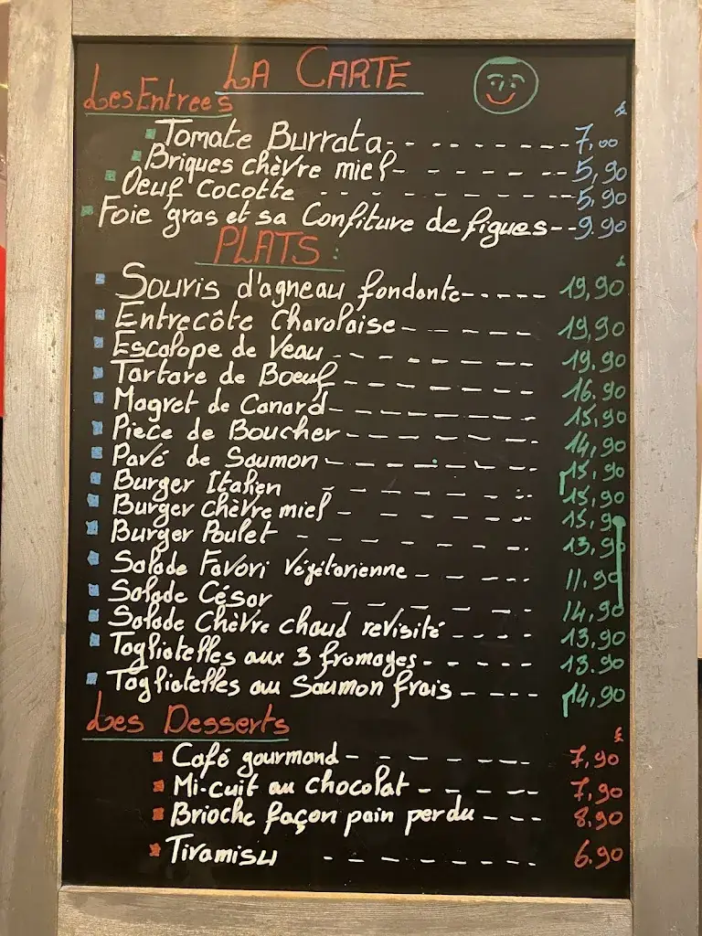 Menu_Le Favori_Nanterre_image_1