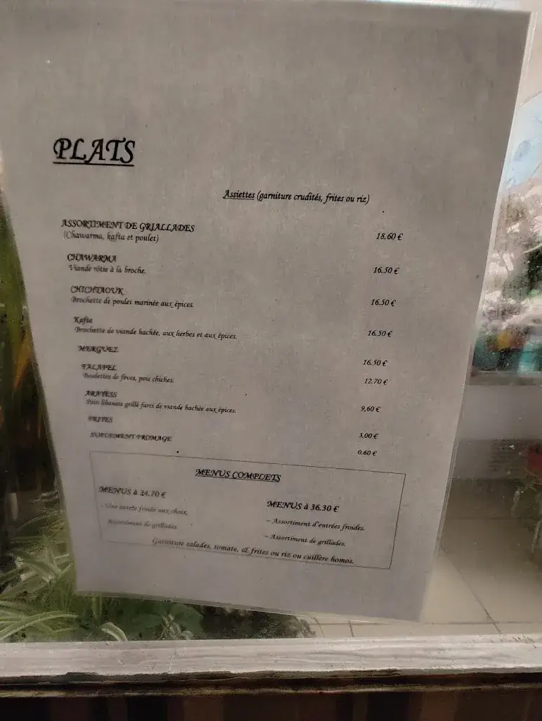 Menu_La Fenicia_Nanterre_image_2