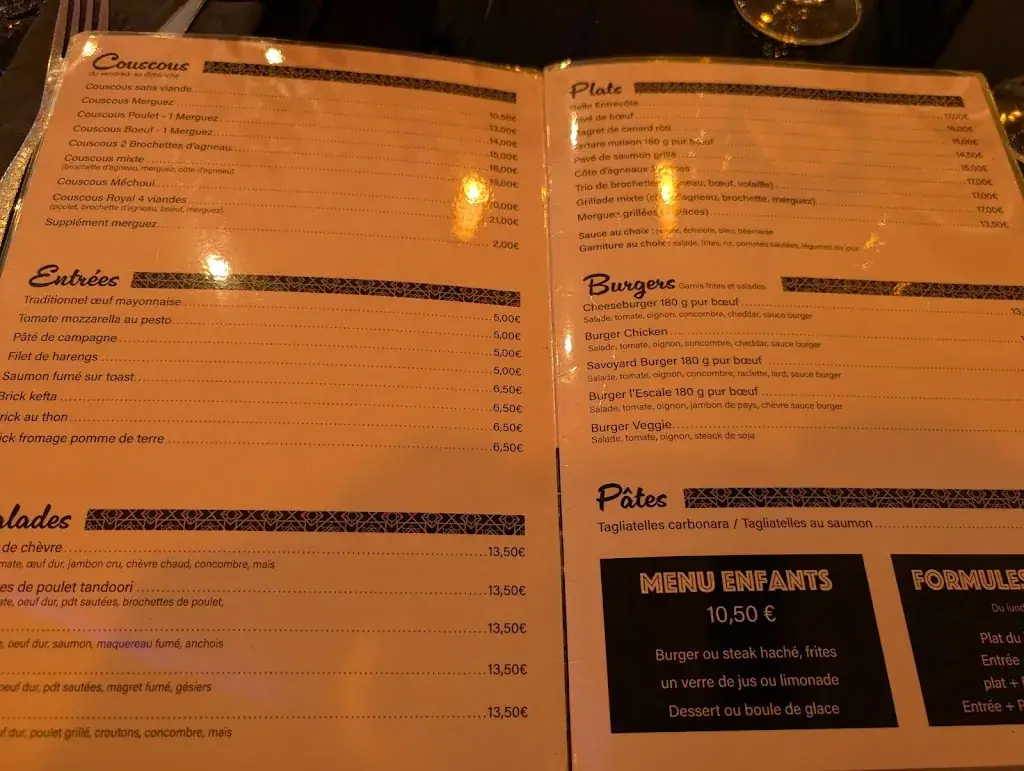 Menu_L'Escale du Marché_Nanterre_image_3