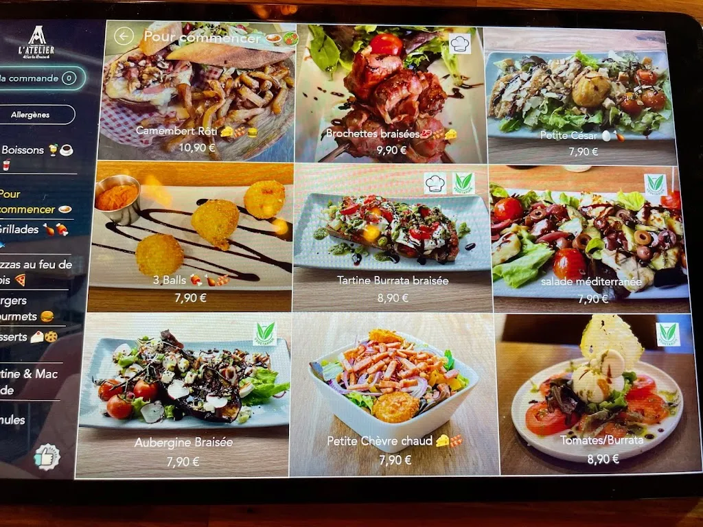 Menu_L'Atelier sur la Braise - Steakhouse et pizzeria feu de bois - Nanterre_Nanterre_image_2