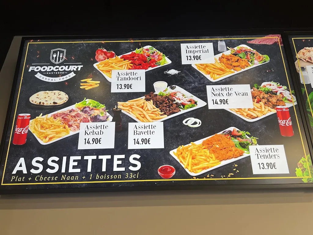 Menu_Food Court - Restaurant Halal à Nanterre_Nanterre_image_3