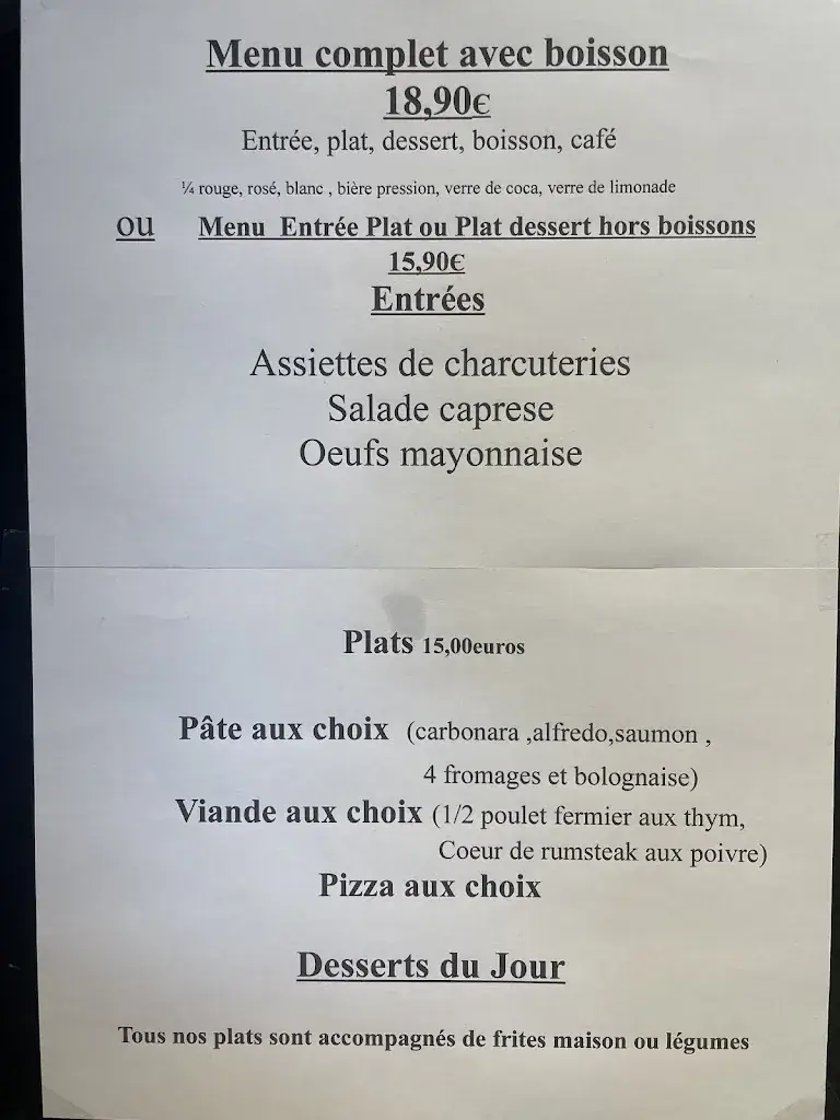 Menu_Capri restaurant italien_Nanterre_image_3