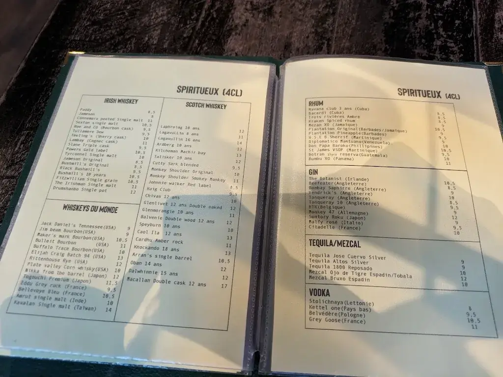 Menu_Corcoran's La Défense-Nanterre_Nanterre_image_4