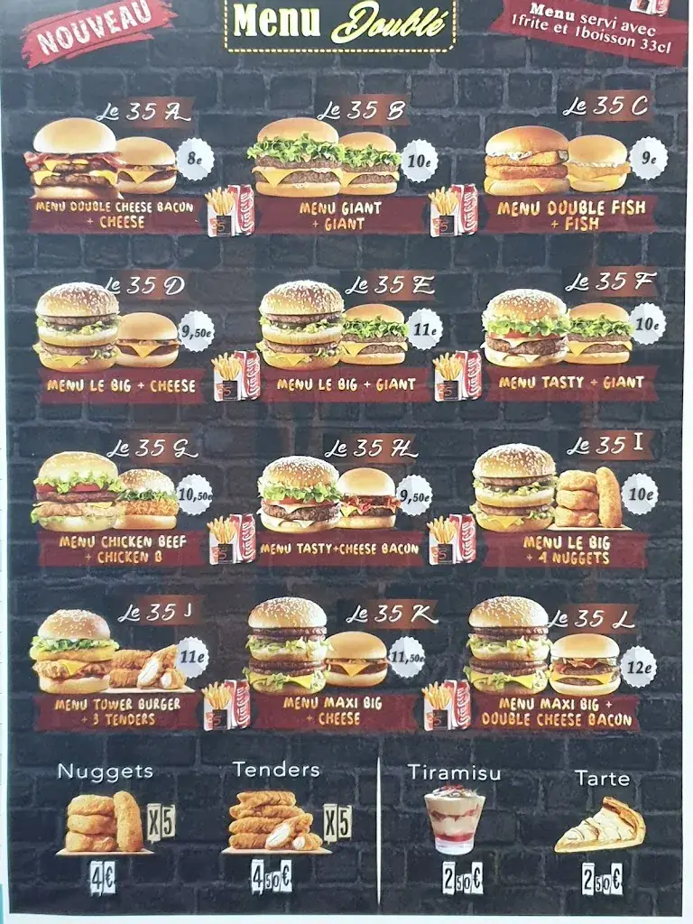 Menü_Le 35 restaurant coffee_Nanterre_Bild_2