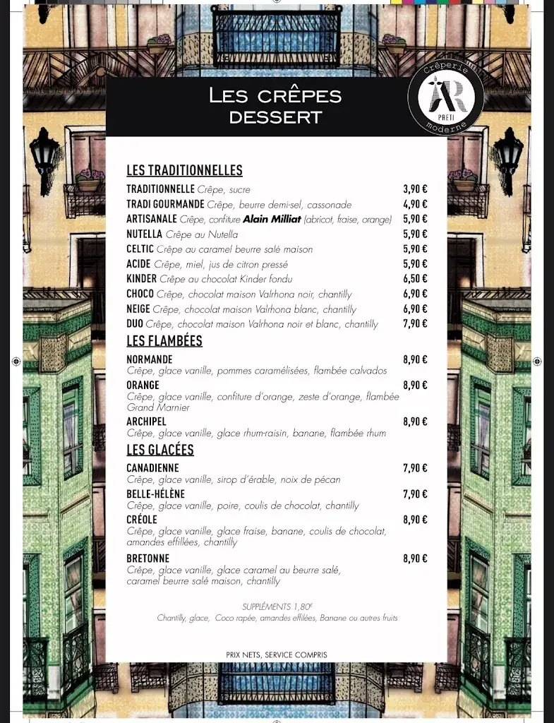 Menu_AR PRETI - Crêperie Moderne Plaisir_Plaisir_immagine_2