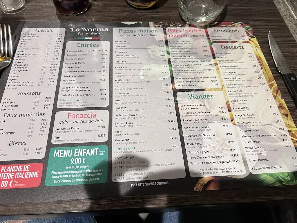 Menu_Pizzeria Restaurant La Norma_Saint-Denis-lès-Rebais_image_2