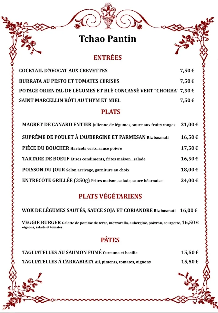 Menu_Tchao Pantin_Pantin_image_1