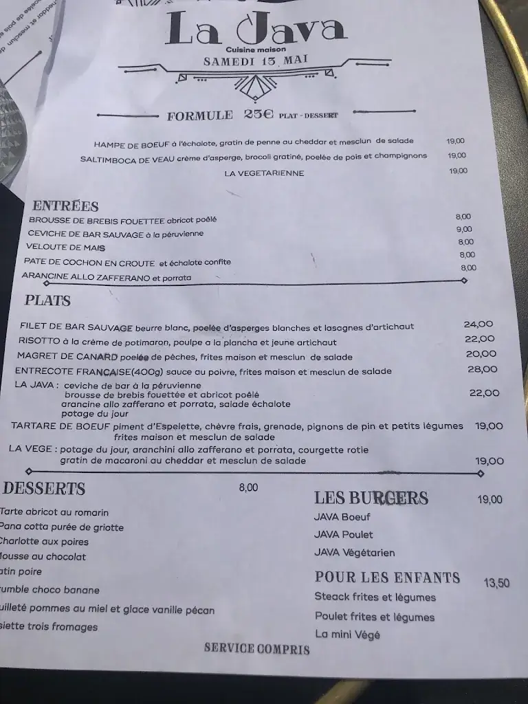 Menu_La Java_Pantin_image_3