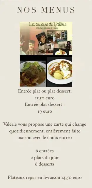 Menu_La Cuisine de Valerie_Feyzin_image_1