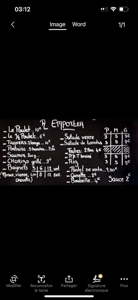 Menu_Chez Pedro_Roissy-en-Brie_image_1