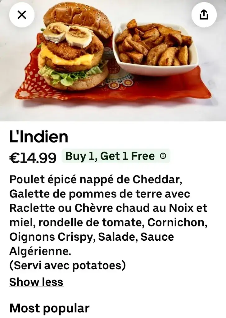 Menu_CHEZ DATTA_Roissy-en-Brie_image_1