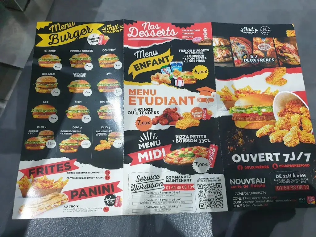 Menu_Deux Frères_Roissy-en-Brie_image_2