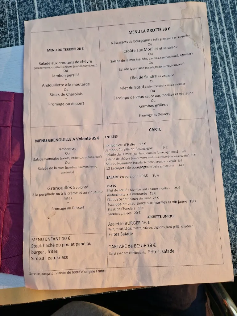 Menu_La Grotte_Sagy_image_1