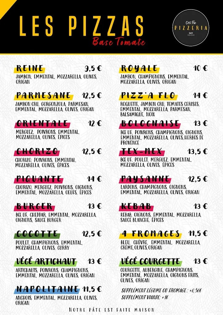 Menü_Pizzeria Chez Flo - Sagy_Sagy_Bild_4