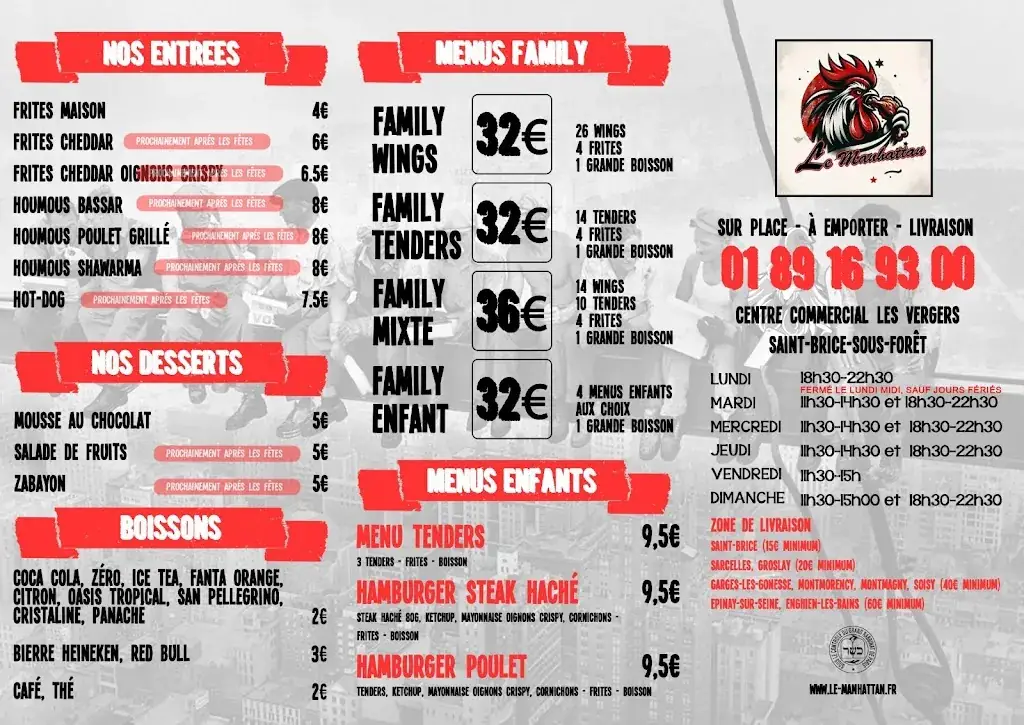 Menu_The Manhattan_Saint-Brice-sous-Forêt_immagine_2