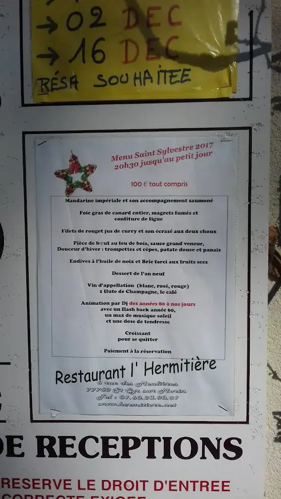 Menü_Restaurant l Hermitière_Saint-Cyr-sur-Morin_Bild_2