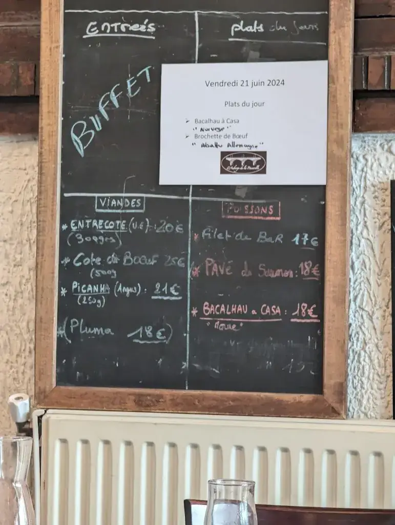 Menu_L'Auberge de la Passerelle_Saint-Cloud_image_1