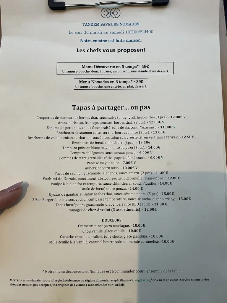 Menu_Tandem saveurs nomades_Saint-Maurice_image_1