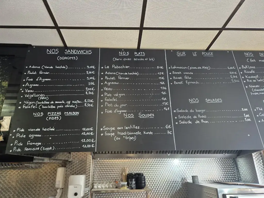 Menu_Le Pistachier_Romainville_immagine_2