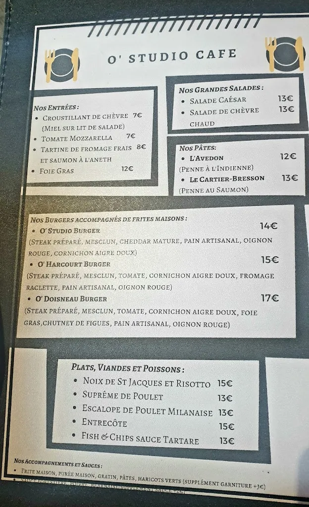 Menu_O´Studio Café_Romainville_image_2