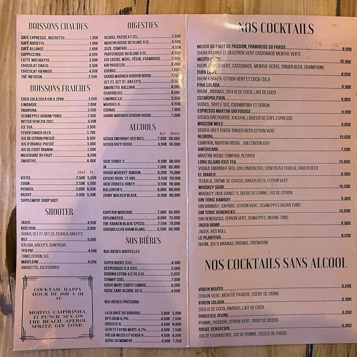 Menu_Le Baroque Bar - Restaurant_Thonon-les-Bains_image_3