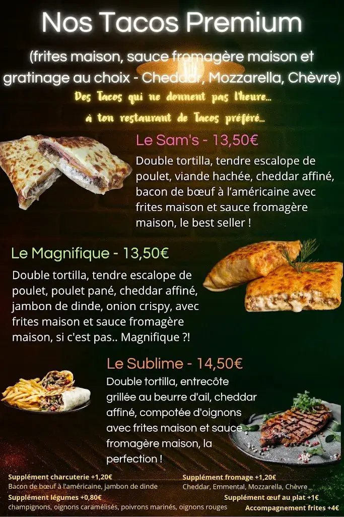 Menu_Le Sam's_Romainville_image_1