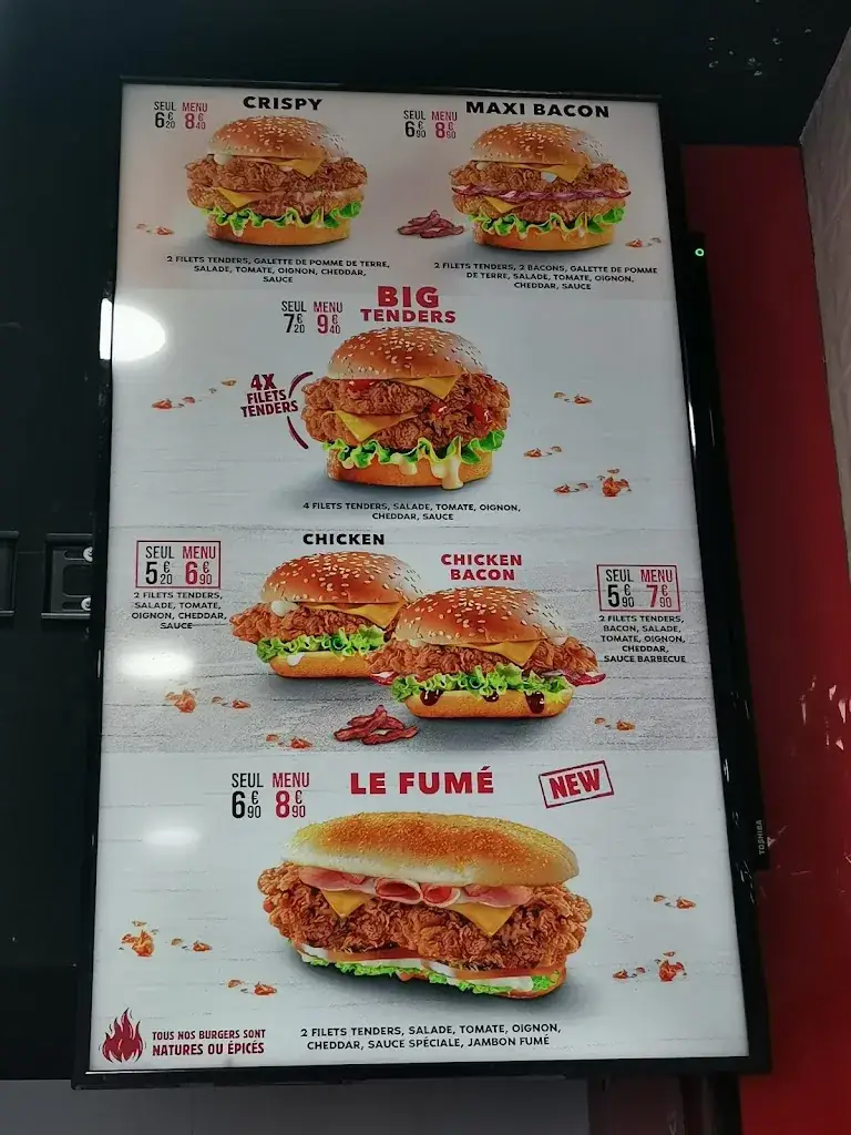 Menu_CHICKEN DRIVE ROMAINVILLE_Romainville_image_1