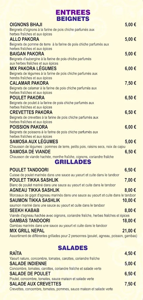 Menu_Restaurant Namaste Nepal_Romainville_image_2