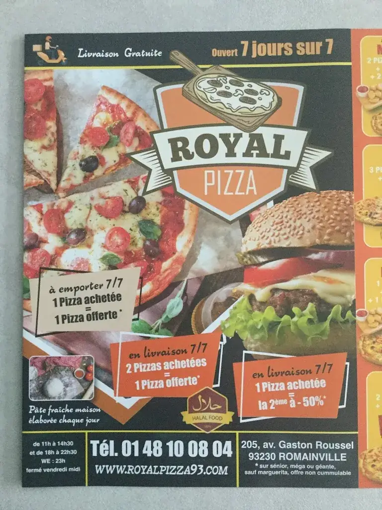 Menü_Royal Pizza93_Romainville_Bild_1