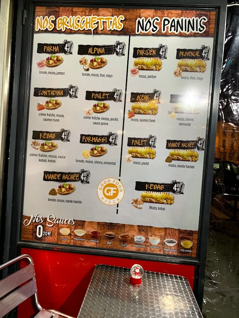 Menu_Good food. LE VERDUN_Romainville_image_4