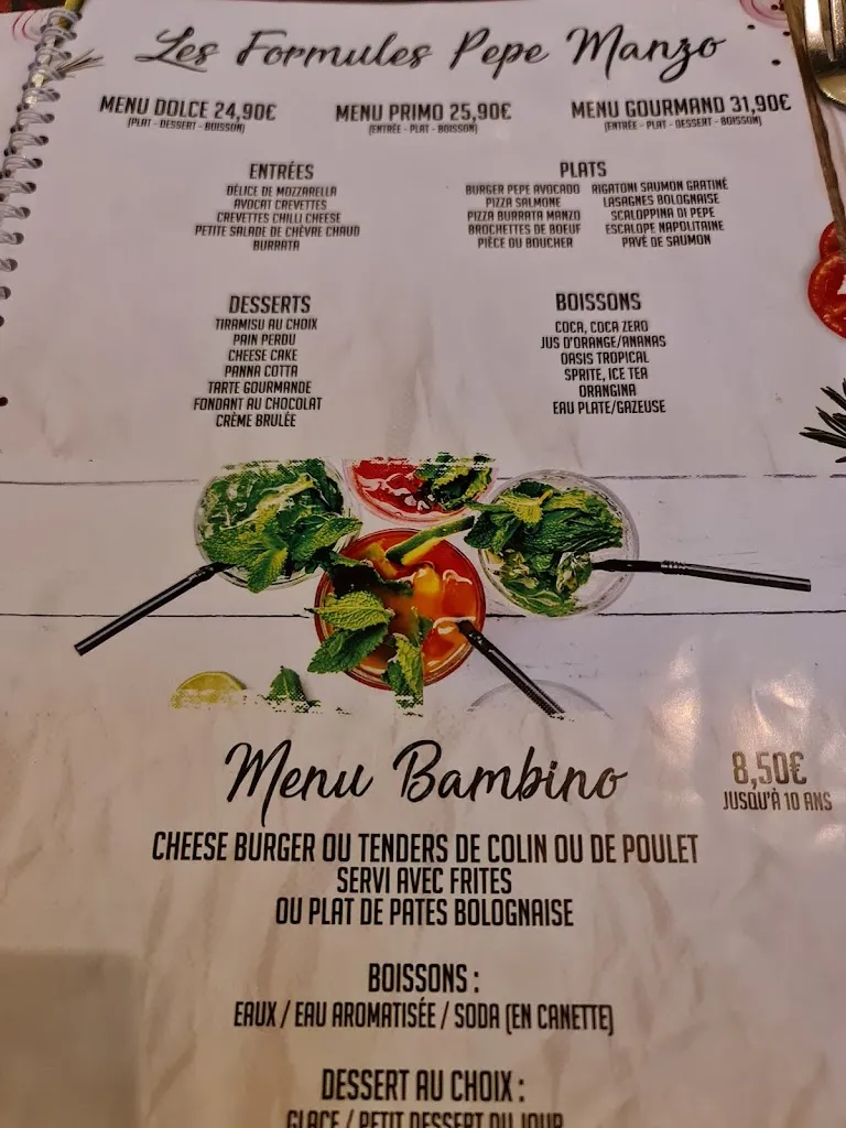 Menu_Restaurant Pepe Manzo | Roissy-en-France_Roissy-en-France_image_3