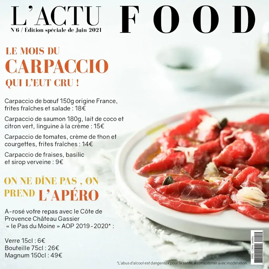 Before PARIS Brasserie Maison_Roissy-en-France_menu_image_1