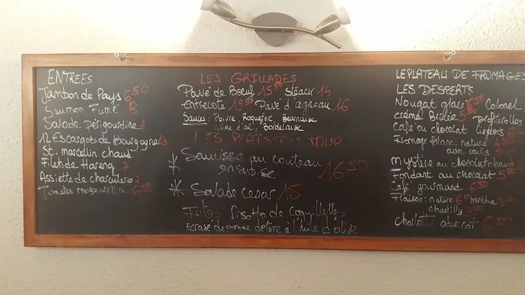 Menu_Bar Restaurant - Le Grill_Roissy-en-France_image_3