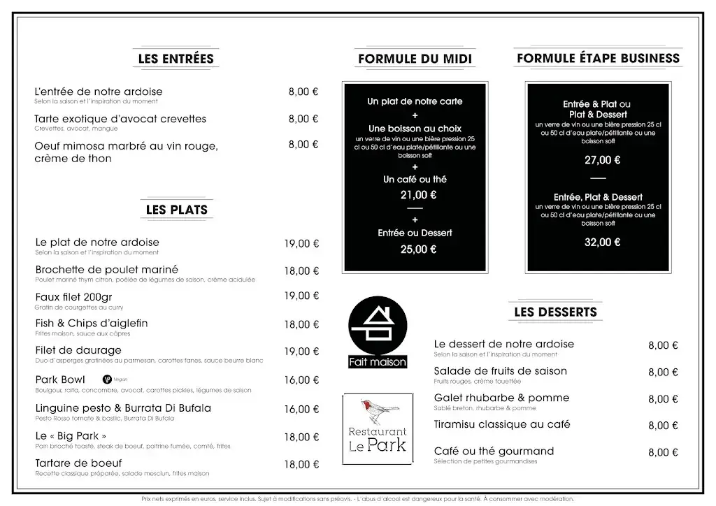 Le Park_Roissy-en-France_menu_image_1