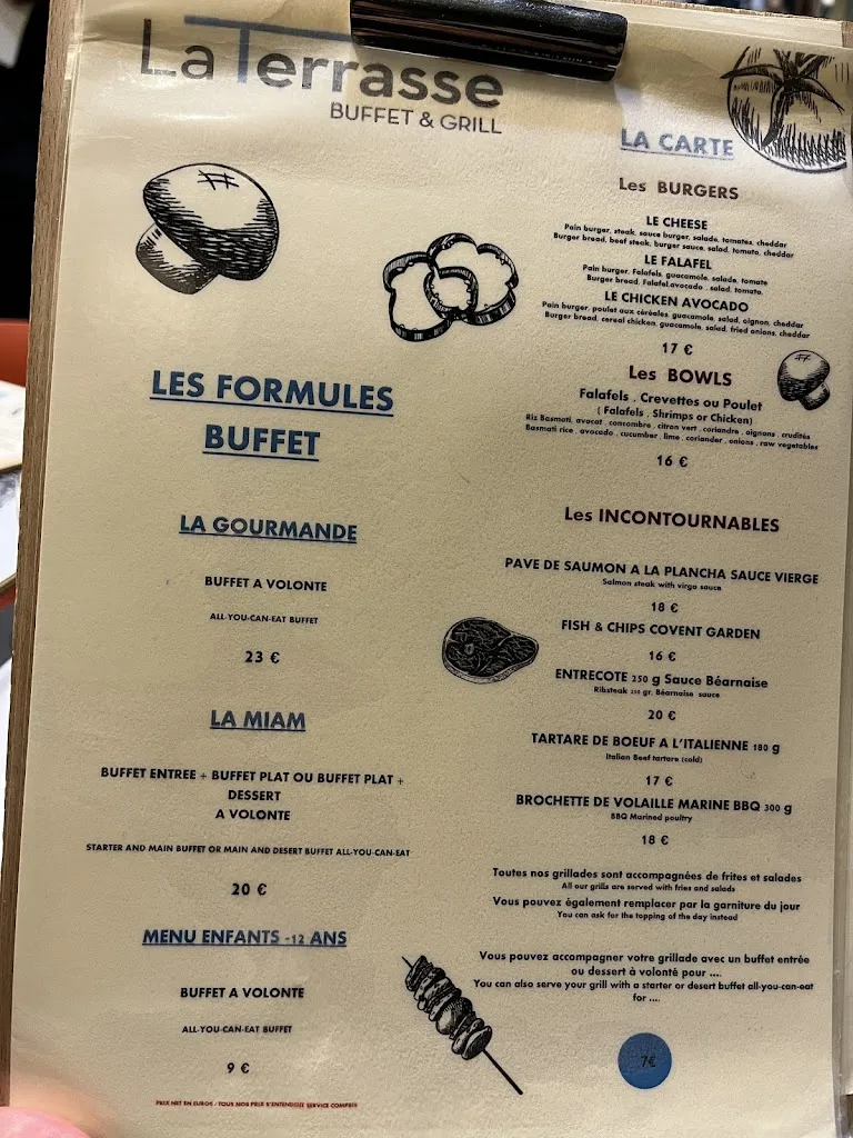 Menü_LA TERRASSE_Tremblay-en-France_Bild_2